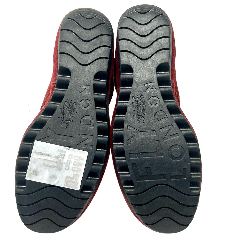 Fly London Women's Robi Mary Jane rust Suede Wedges size 39/8-8.5 NWT 🪰 - Picture 8 of 16
